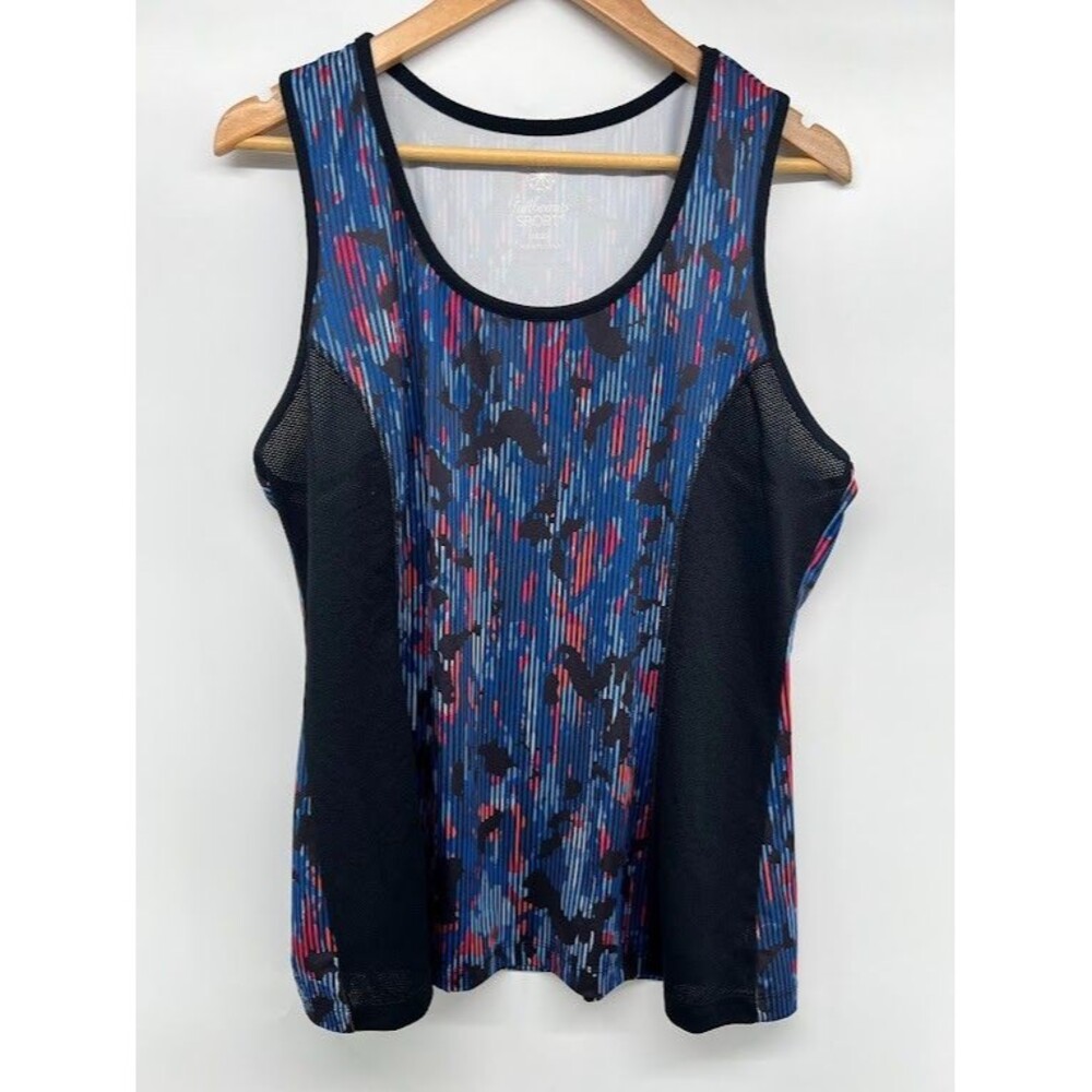 Full Beauty Sport‎ Women's Size 18/20 Athletic Tank Top Dry Fit Mesh Sides